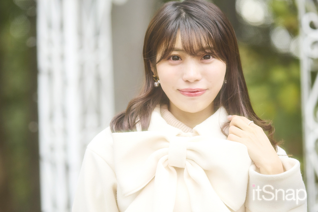 シースルーバング×ゆる巻きでほどよくピュアな印象に♡