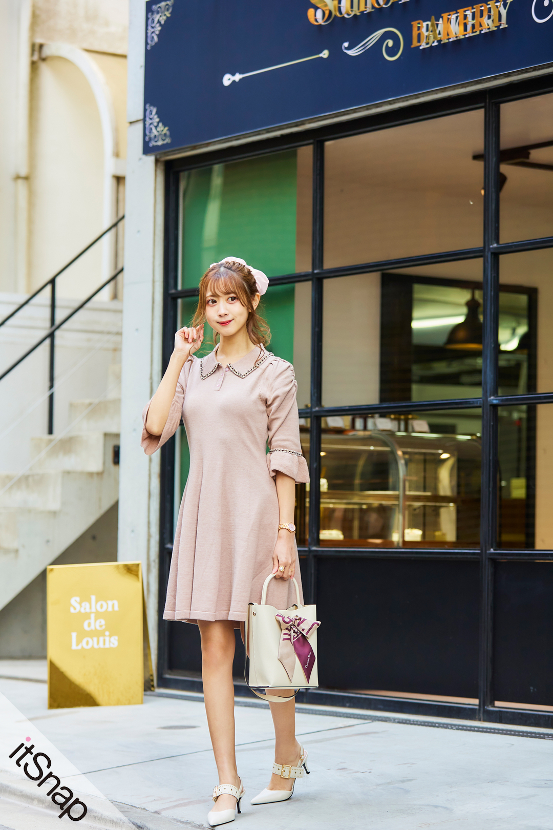 ピンクが似合いすぎるCuteな ワンピの装いが3月のビッグTOPIC♪[綾城  