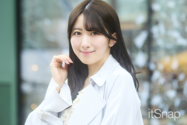 ゆるいくびれ巻きで清楚さと親しみやすさを両立♪