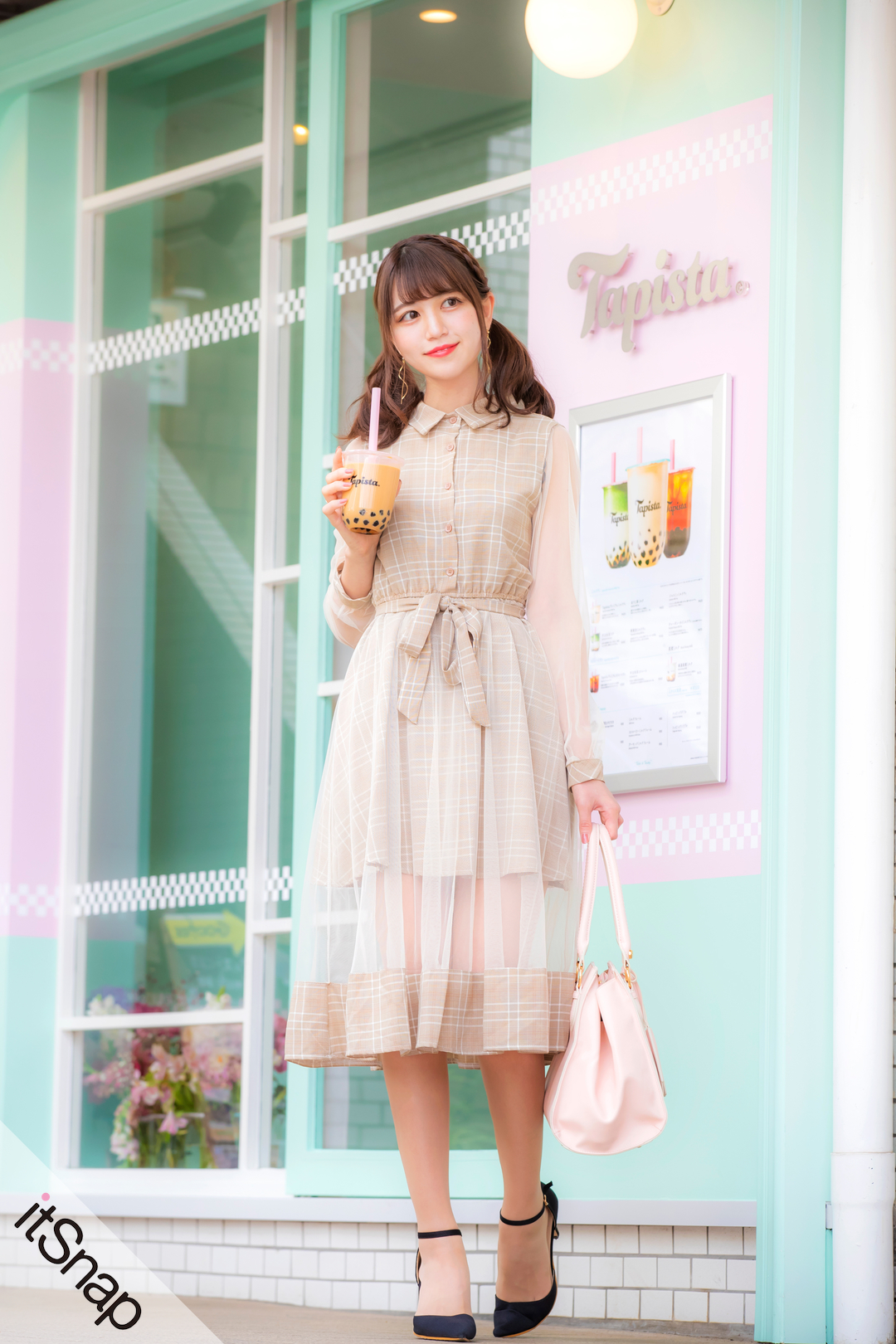 藤田ニコル着用　Self portrait ストライプ ワンピース 70726f647563742f32303139313130