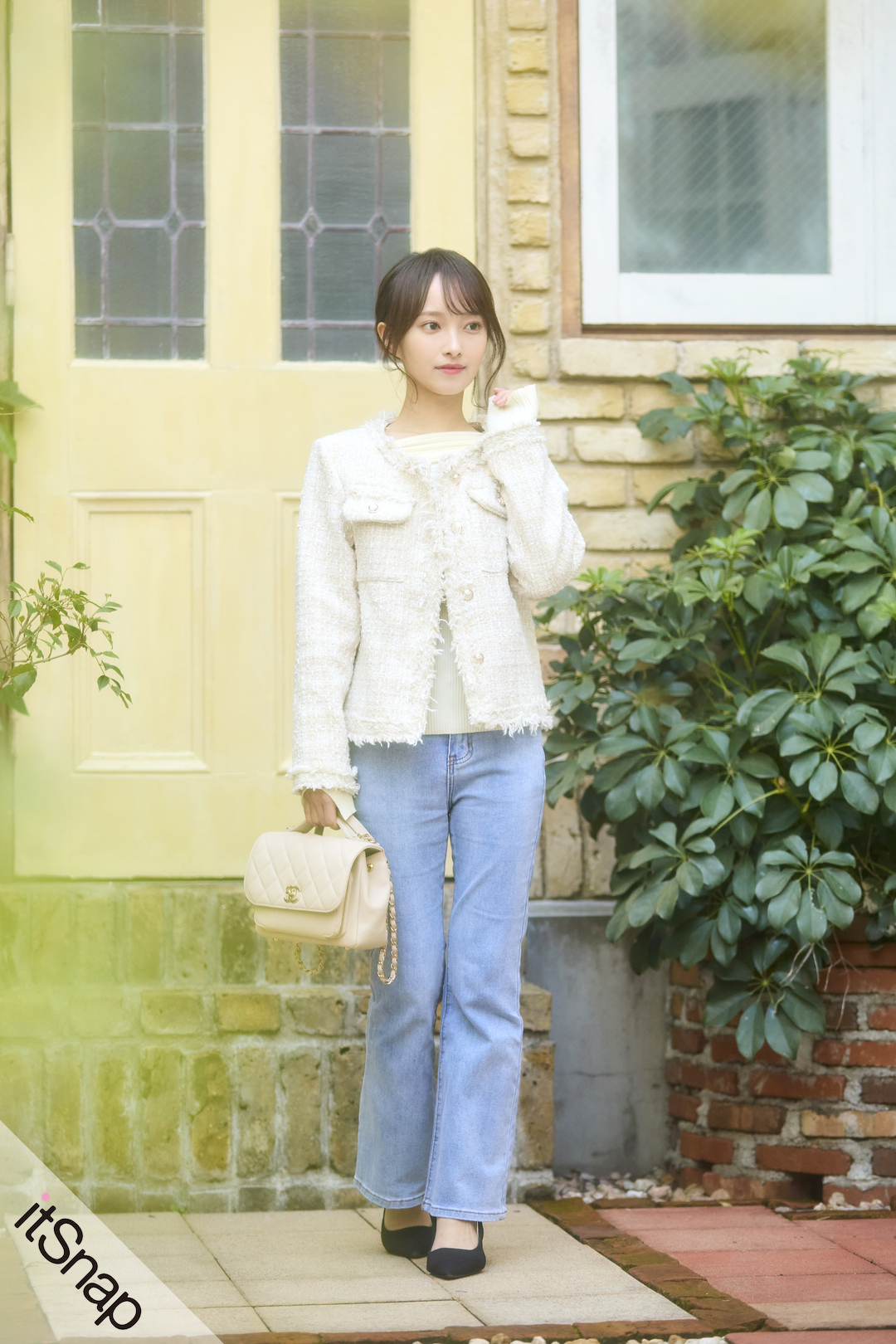 ♡CHANEL デニムジャケット　ツイードトリミング　36 CHANEL - 美品 CHANEL シャネル ツイード デニム COCO スーツ