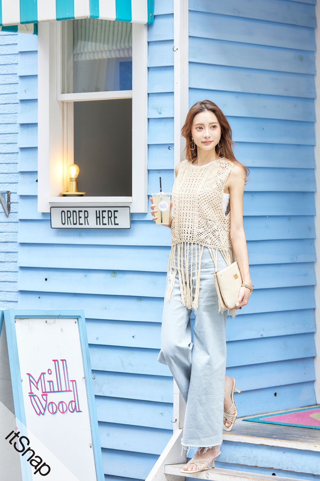 ZARA ワイドパンツ デニム ハイウェスト 切りっぱなし なう