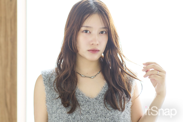 ふんわり感が魅力のゆる巻で韓国ムードを演出☆