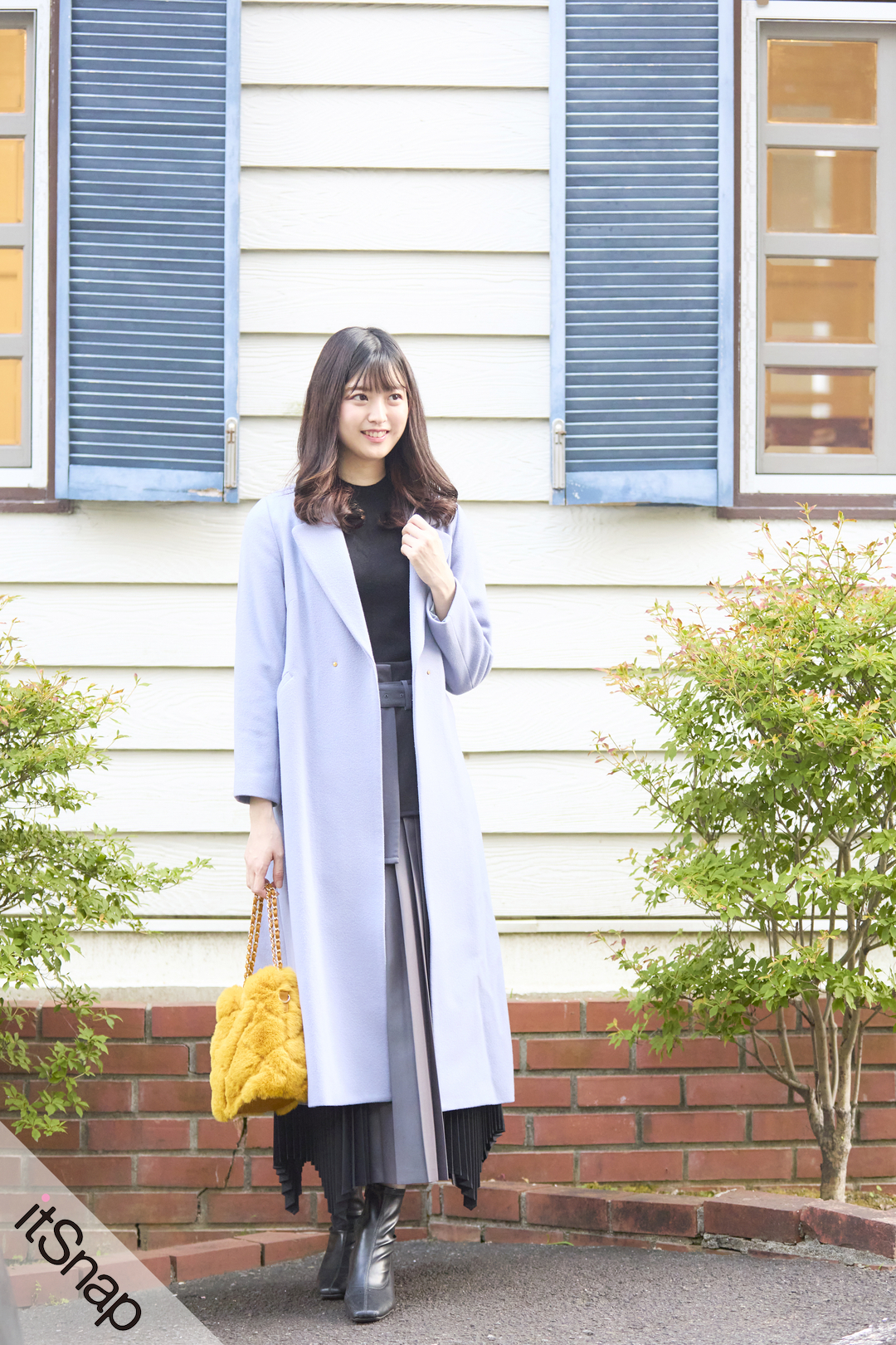 UNITED TOKYO♡アシメプリーツトレンチコート♡濃紺