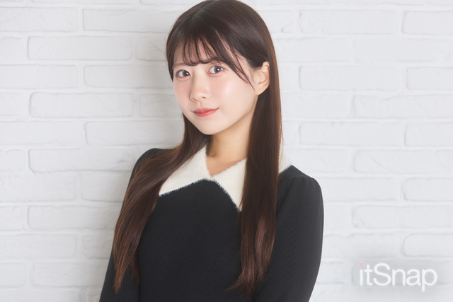 エリ元のデザインを引き立つシンプルな清潔感ストレート