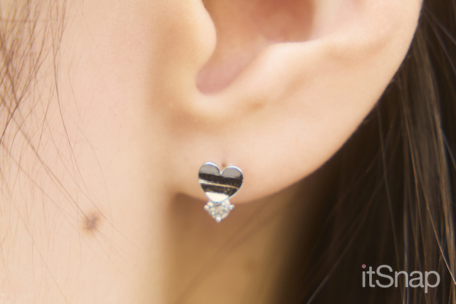 甘さを密かに引き立てるミニマムハートの輝きが◎